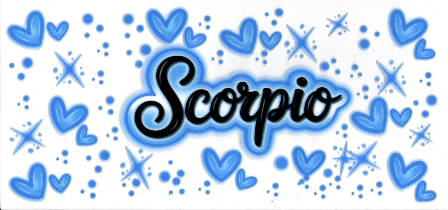 Scorpio Blue Hearts