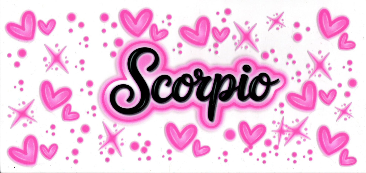 Scorpio Pink Hearts