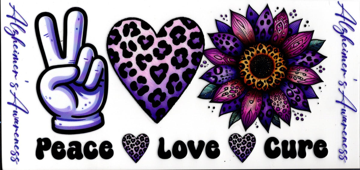 Peace Love Cure ~ Alzheimer's Awareness