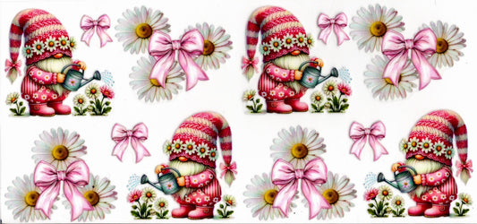 Bows and Daisies Gnome