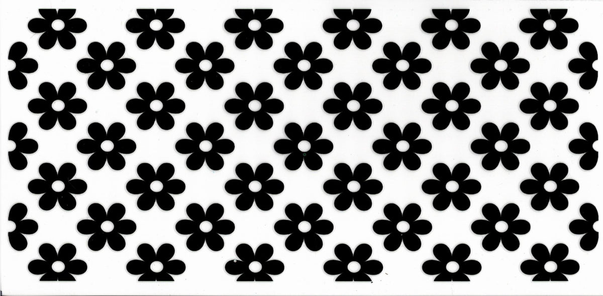 Black Outline Floral