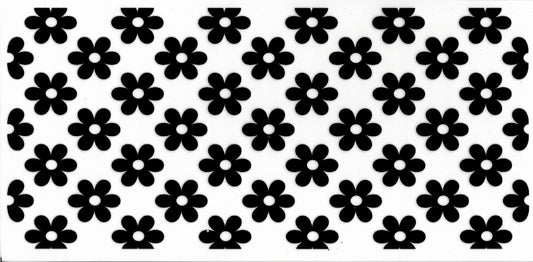 Black Outline Floral