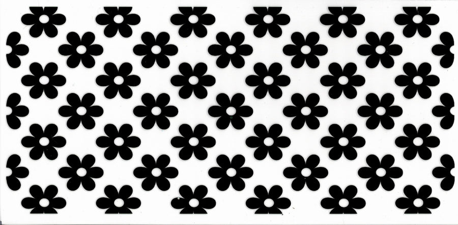 Black Outline Floral