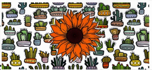 Cactus and Sunflower