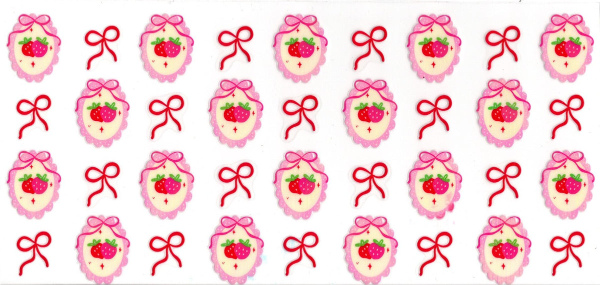 Strawberries and Bows