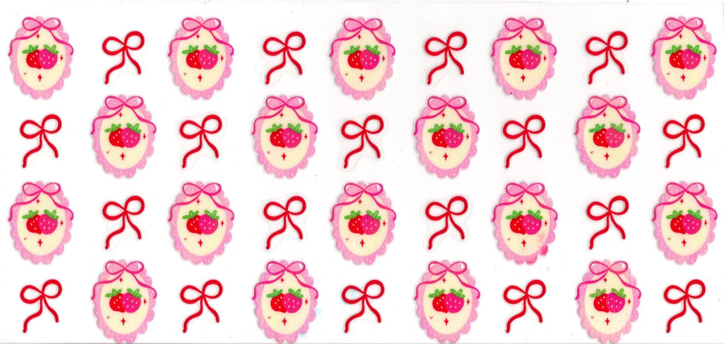 Strawberries and Bows