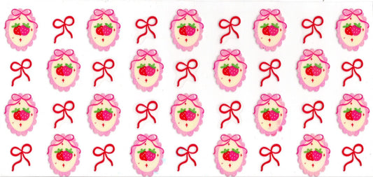 Strawberries and Bows