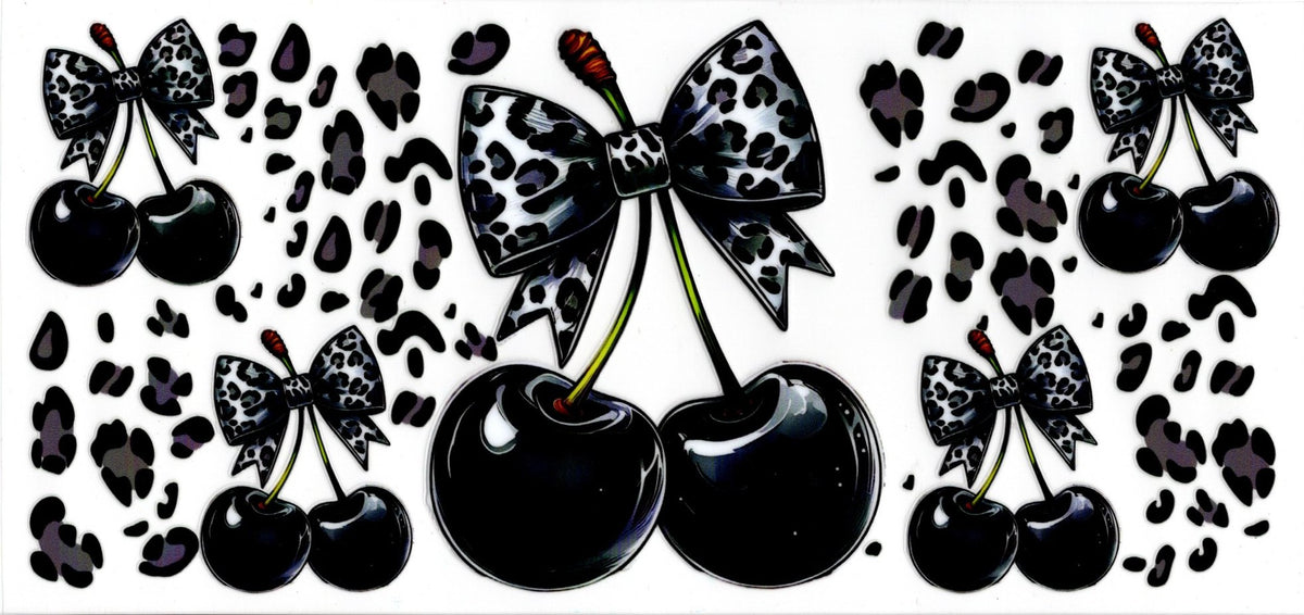 Black Cheetah Cherries and Bows