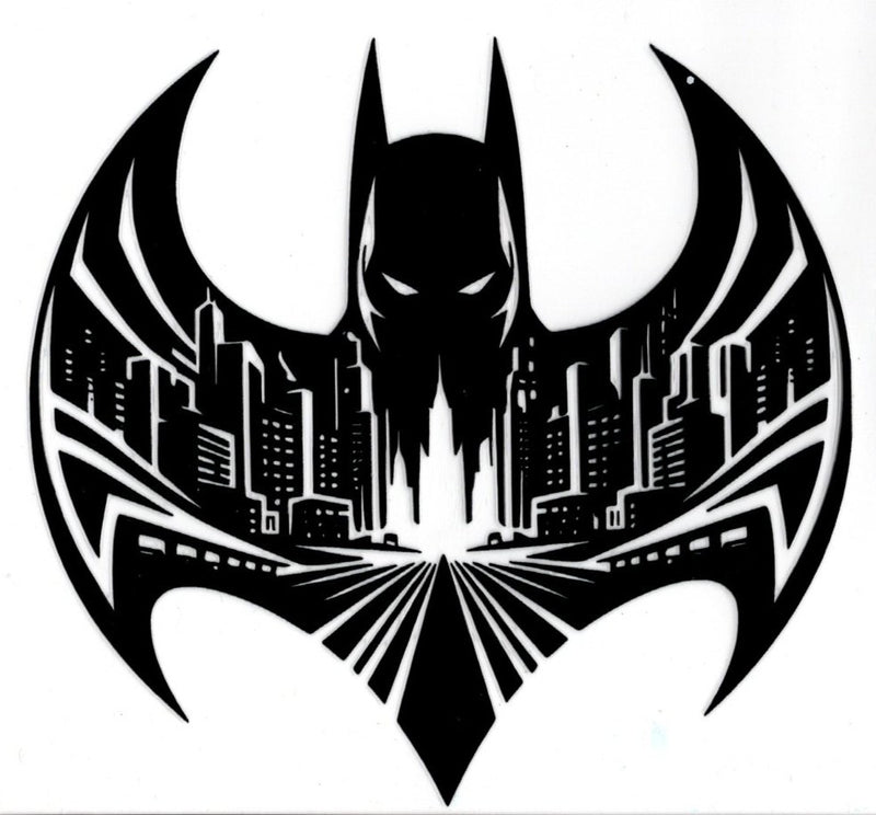 Batman Black Outlined