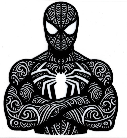 Spiderman Black Outlined