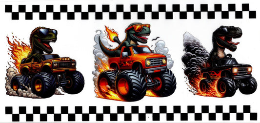 Dinosaurs and Monster Truck