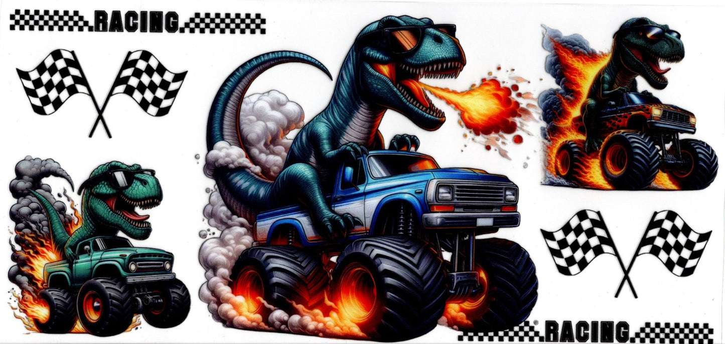 Dinosaur Riding Truck