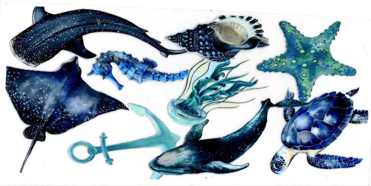 Ocean Life With Anchor