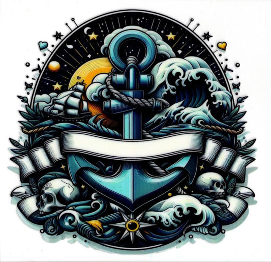 Anchor Ocean Waves