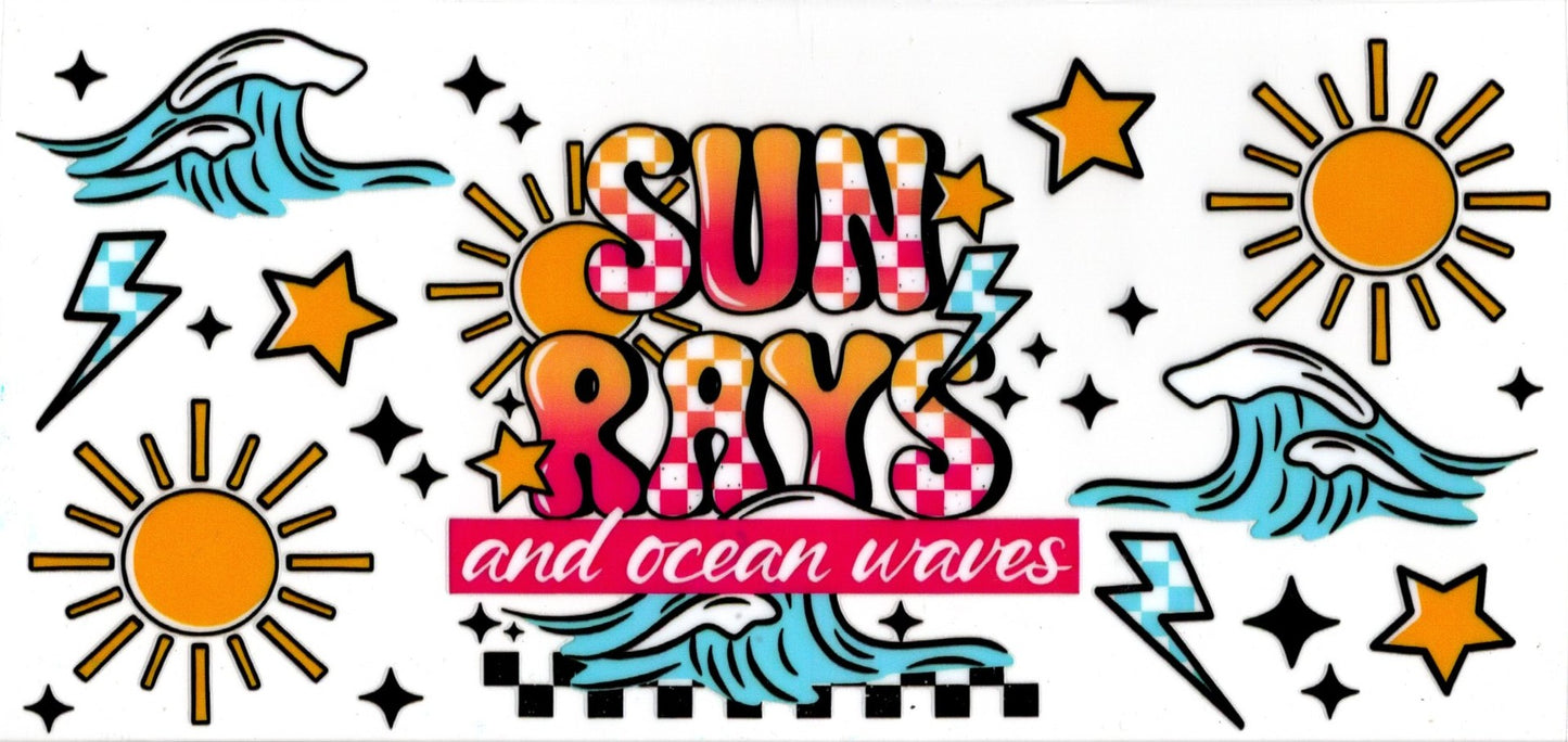 Sun Rays and Ocean Waves