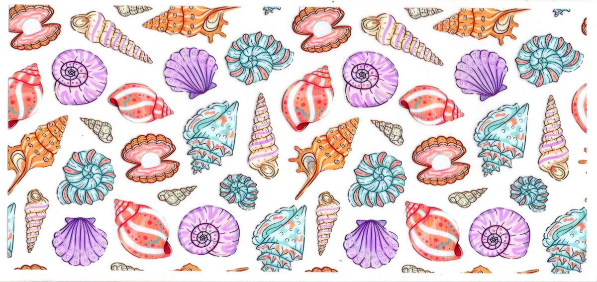 Pastel Colored Seashells