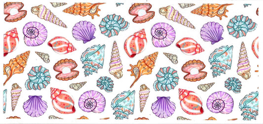 Pastel Colored Seashells