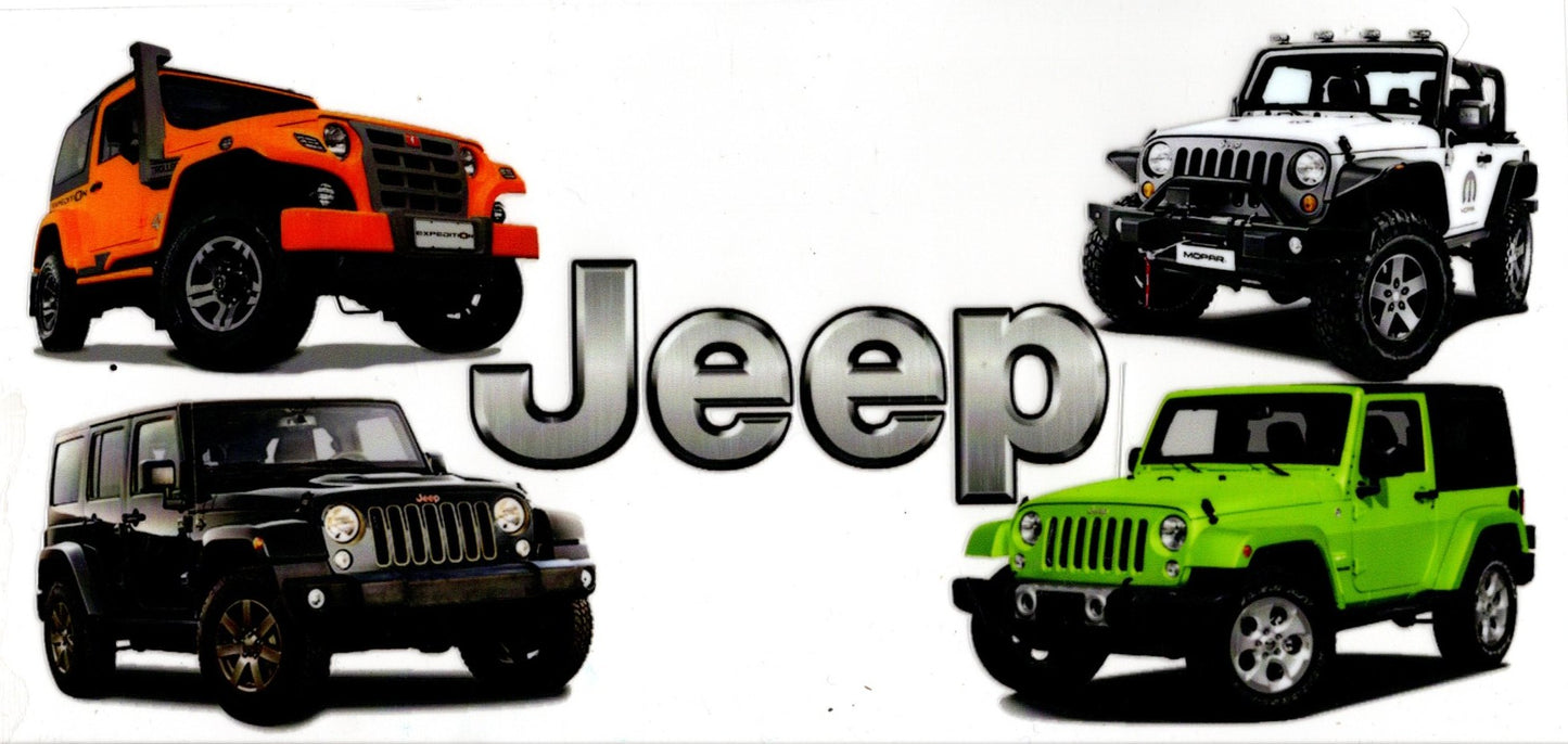 Colored Jeeps