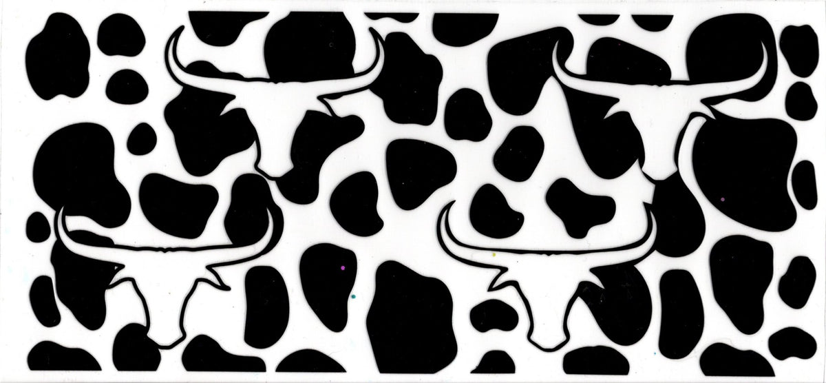 Cow Print Bull Head