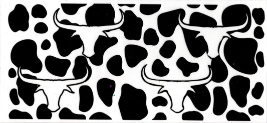 Cow Print Bull Head