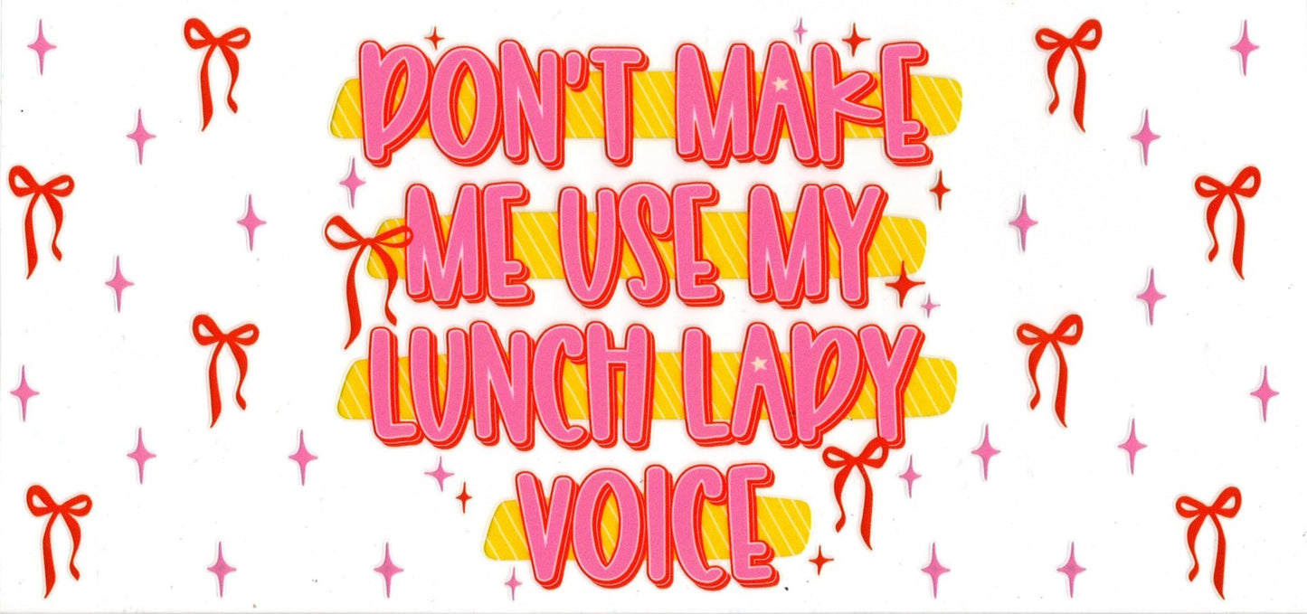 Lunch Lady Voice