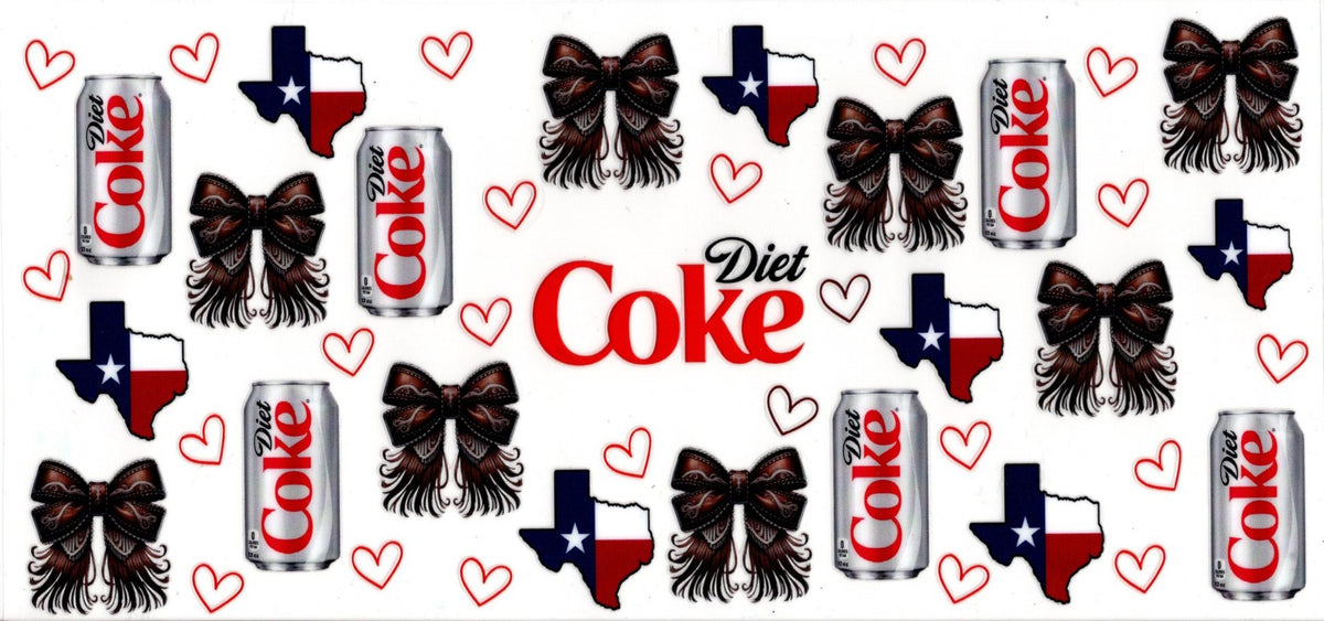 Diet Coke Texas and Bows