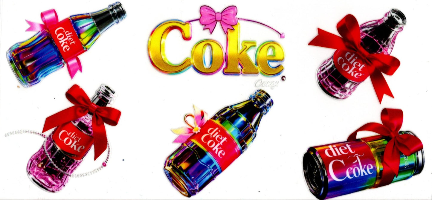 Colorful Diet Coke