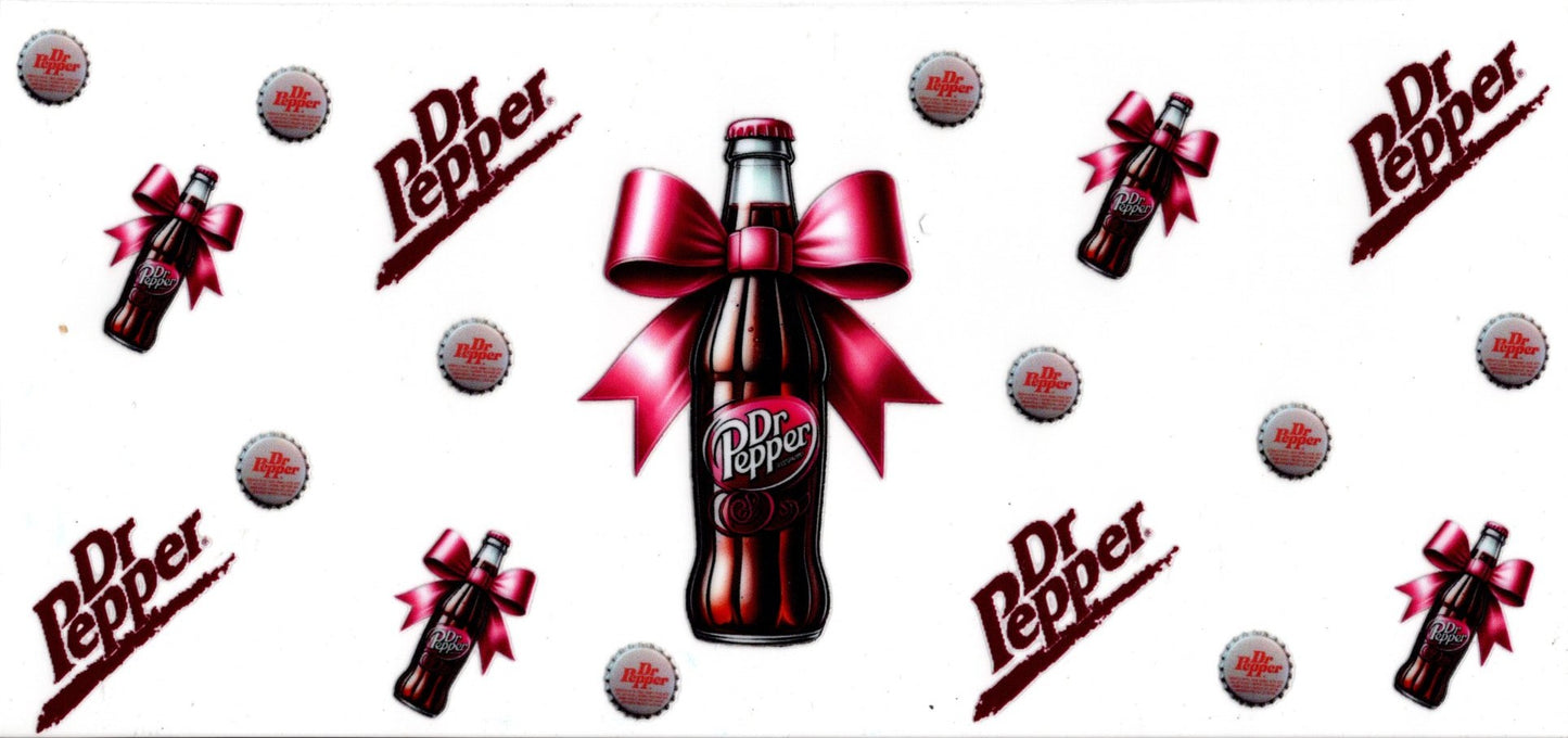 Dr. Pepper Bottles with Bows