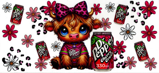 Highland Cow Cherry Dr. Pepper