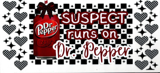 Suspect Runs On Dr. Pepper