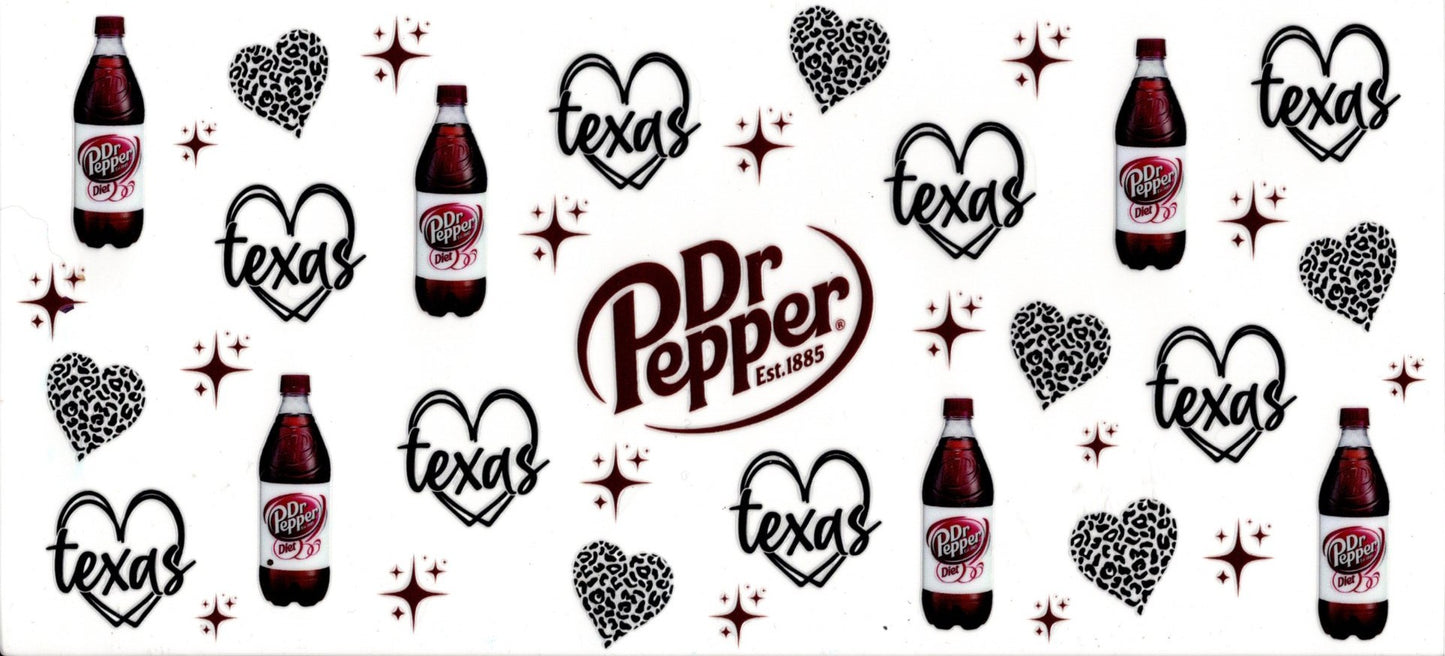 Dr. Pepper Texas with Hearts