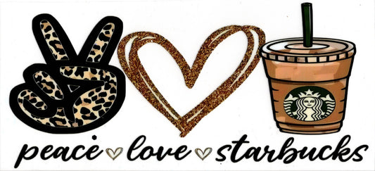 Peace Love Starbucks