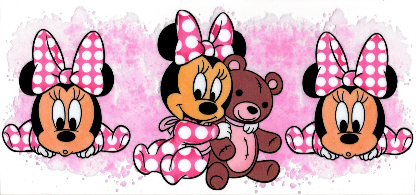 Baby Minnie and Teddy Bear