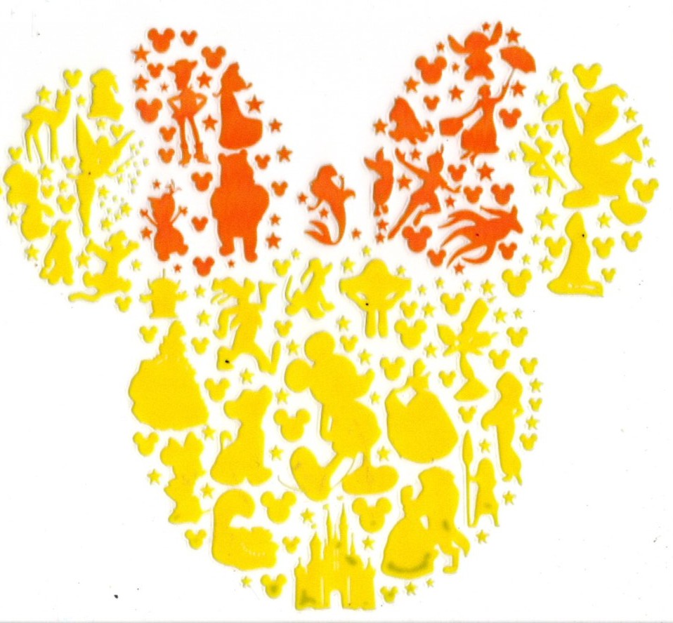 Mickey and Cast Members In Mickey Head