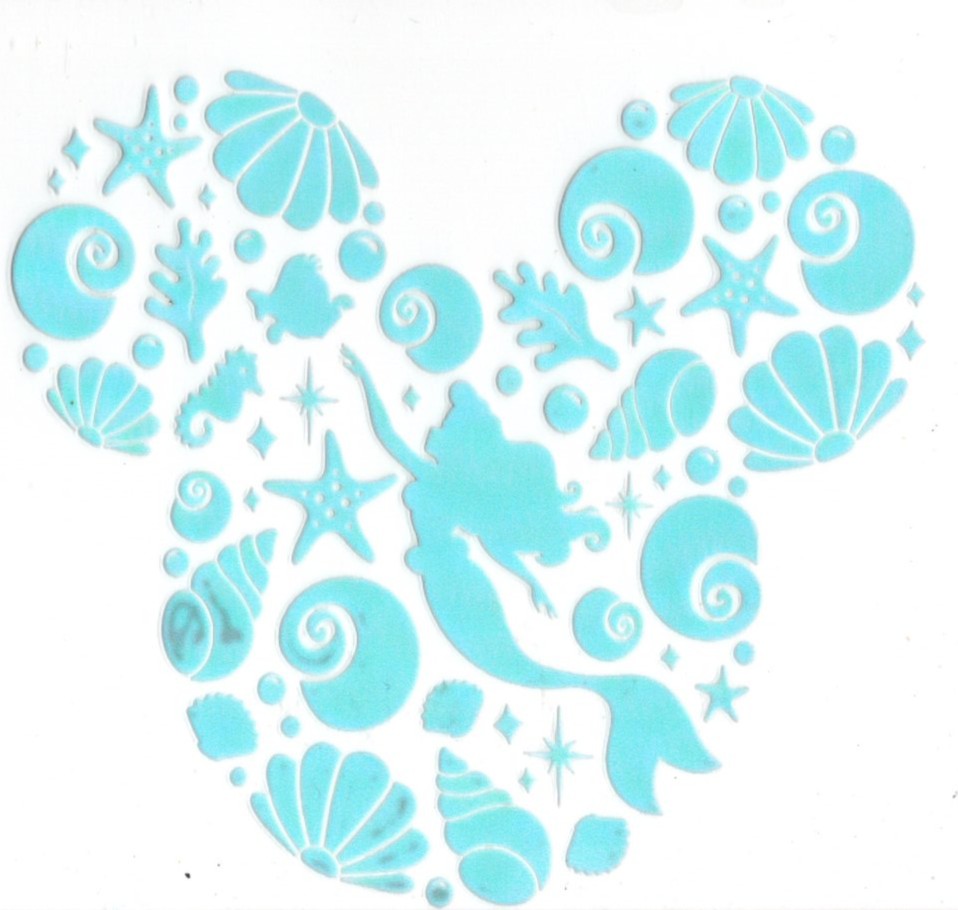 The Little Mermaid In Mickey Head