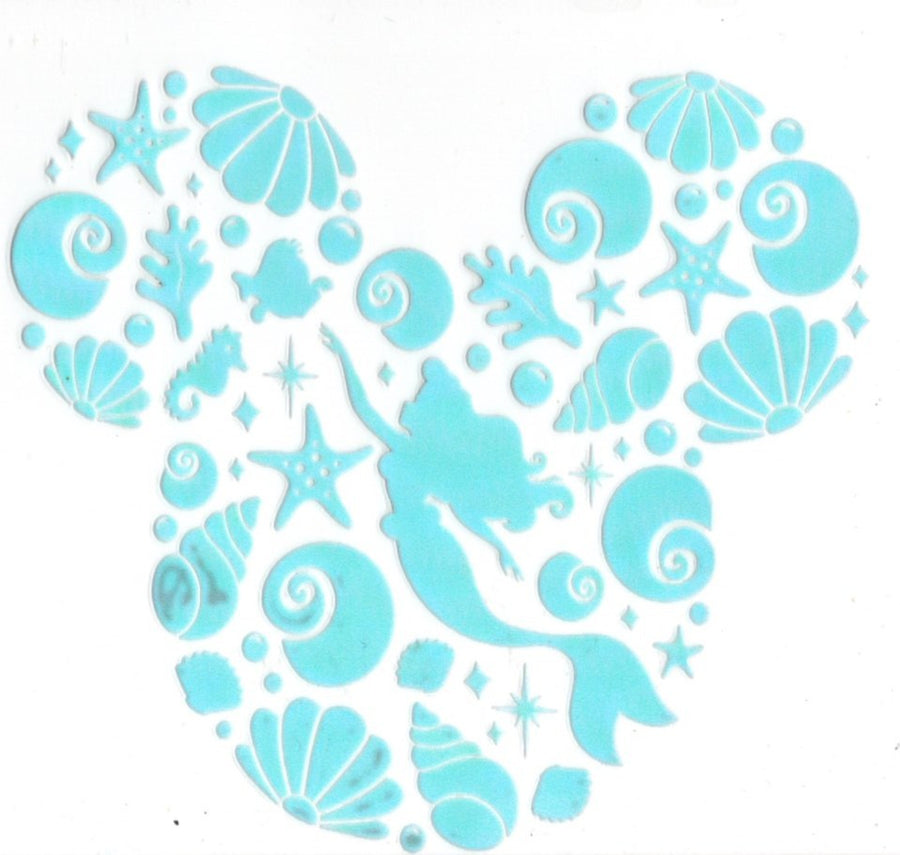 The Little Mermaid In Mickey Head
