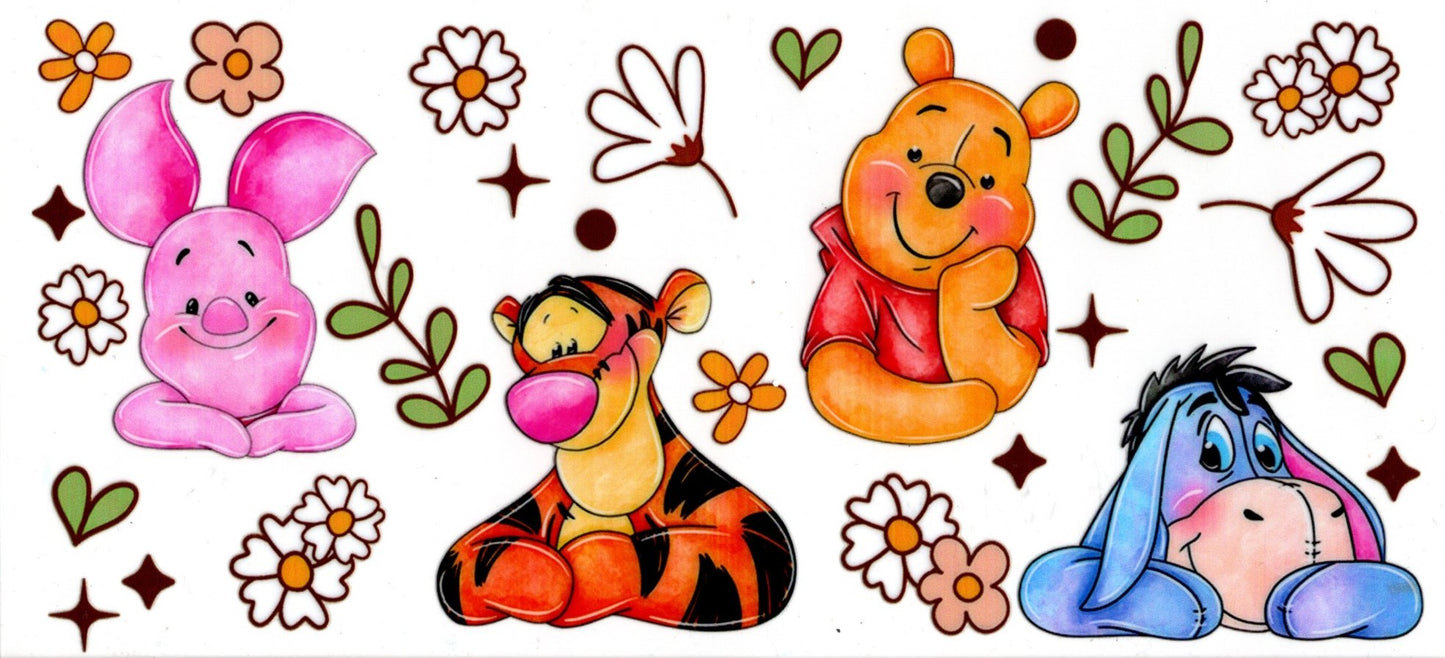 Disney Pooh, Piglet, Tigger and Eeyore