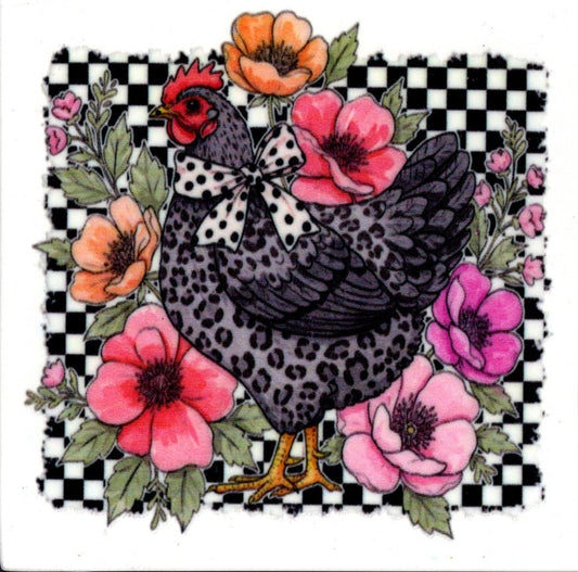 Chicken with Flowers
