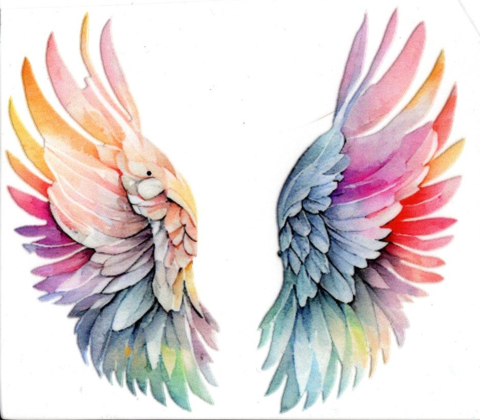 Pastel Watermark Angel Wings