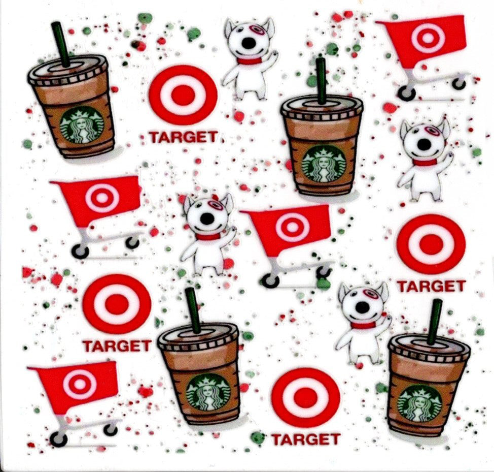 Target and Starbucks ~ Decal