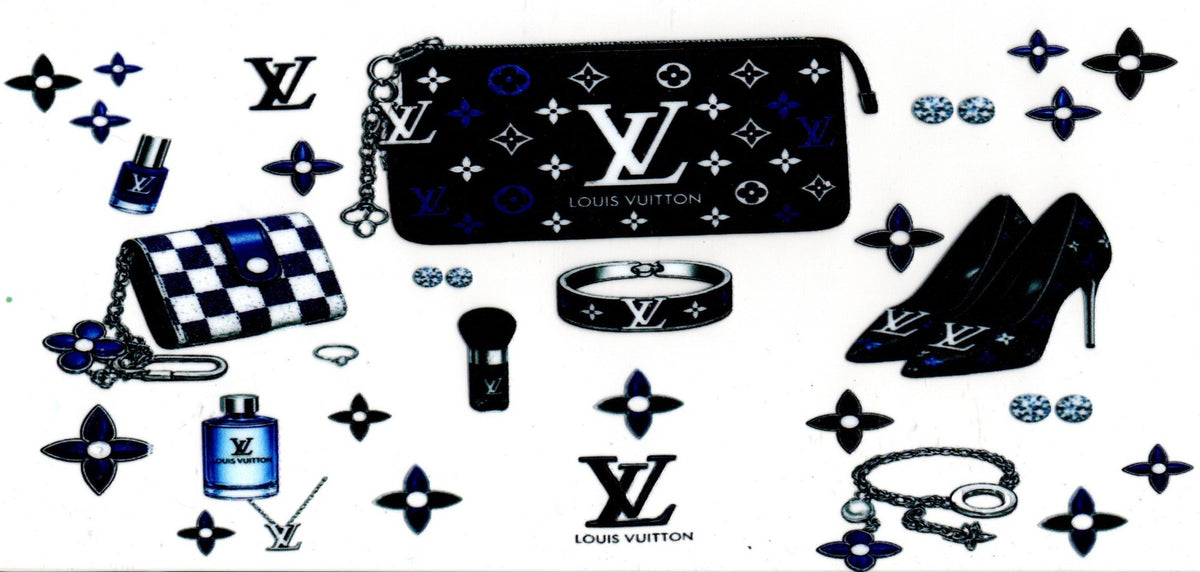 LV Blue and White