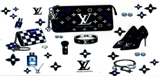 LV Blue and White