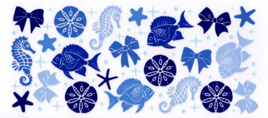 All Blue Sealife Bows