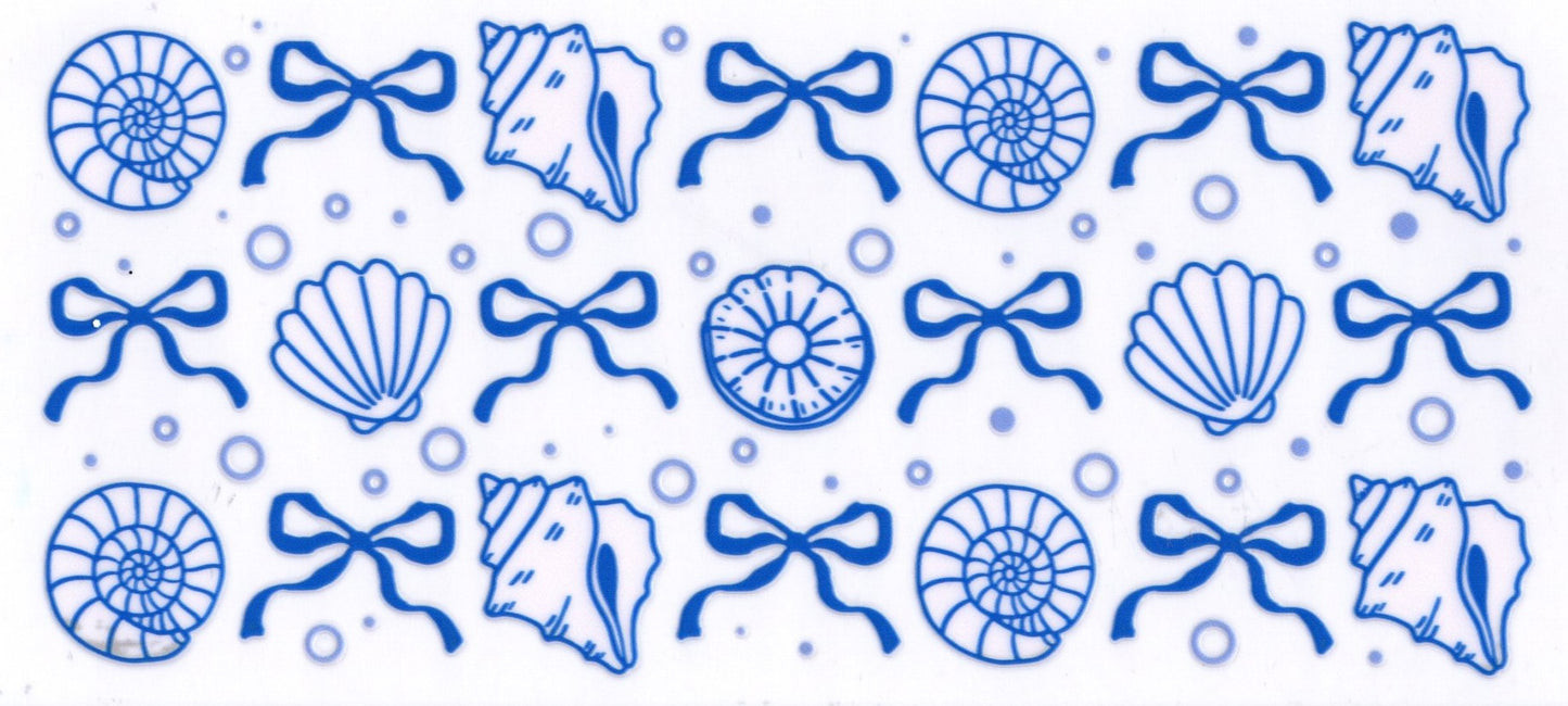 All Blue Seashells and Bows