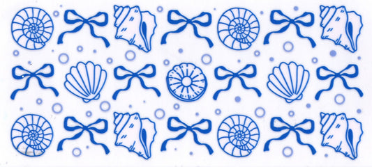 All Blue Seashells and Bows