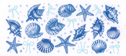 All Blue Seashells and Bows