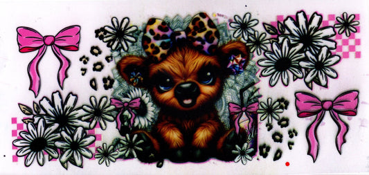 Baby Highland Cow Pink Bows