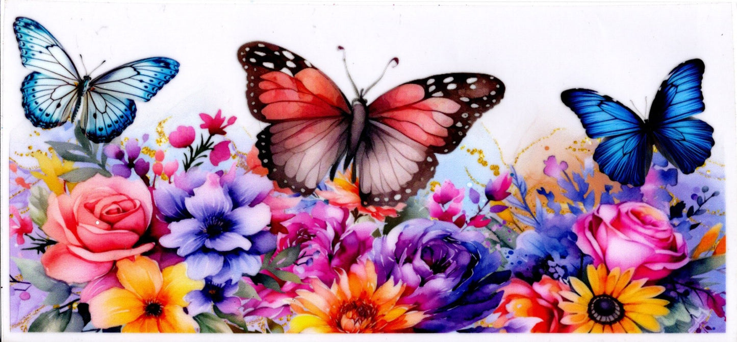 Butterflies and Flowers