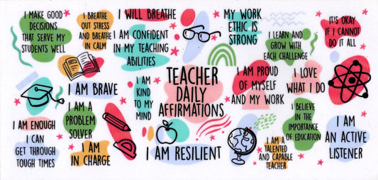 Teacher Daily Affirmations