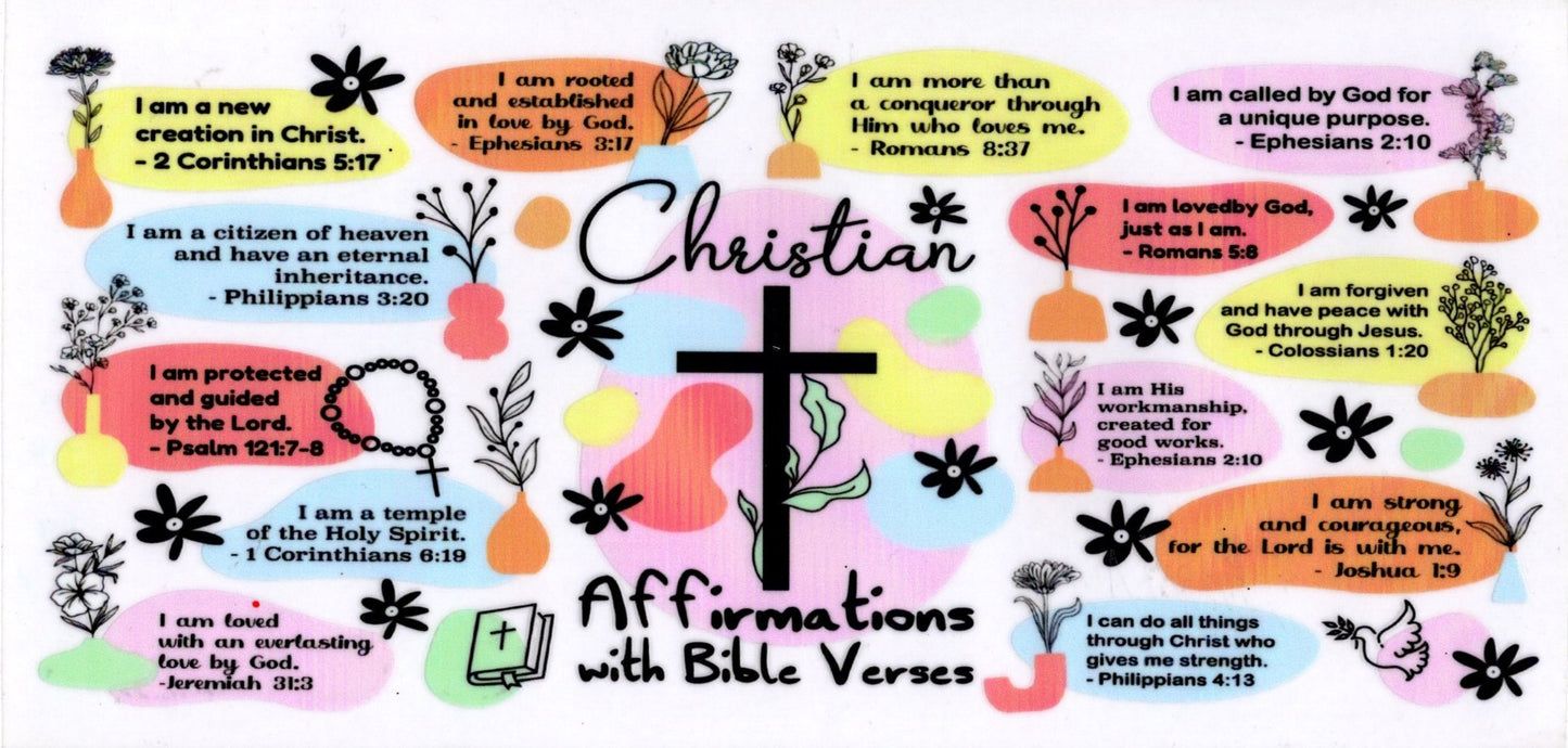 Christian Affirmations with Bible Verses